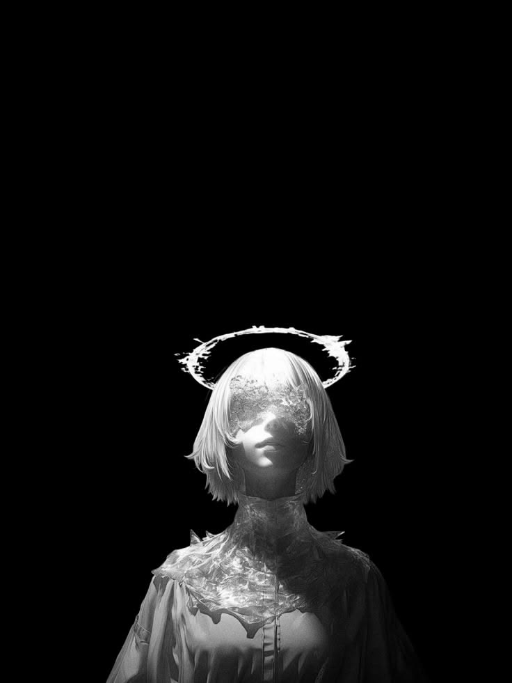 Black and white portrait representing naonydeev